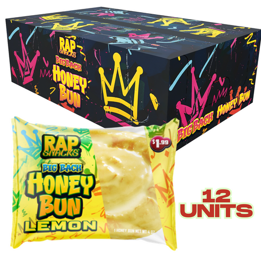Rap Snacks Big Back Lemon Honey Bun