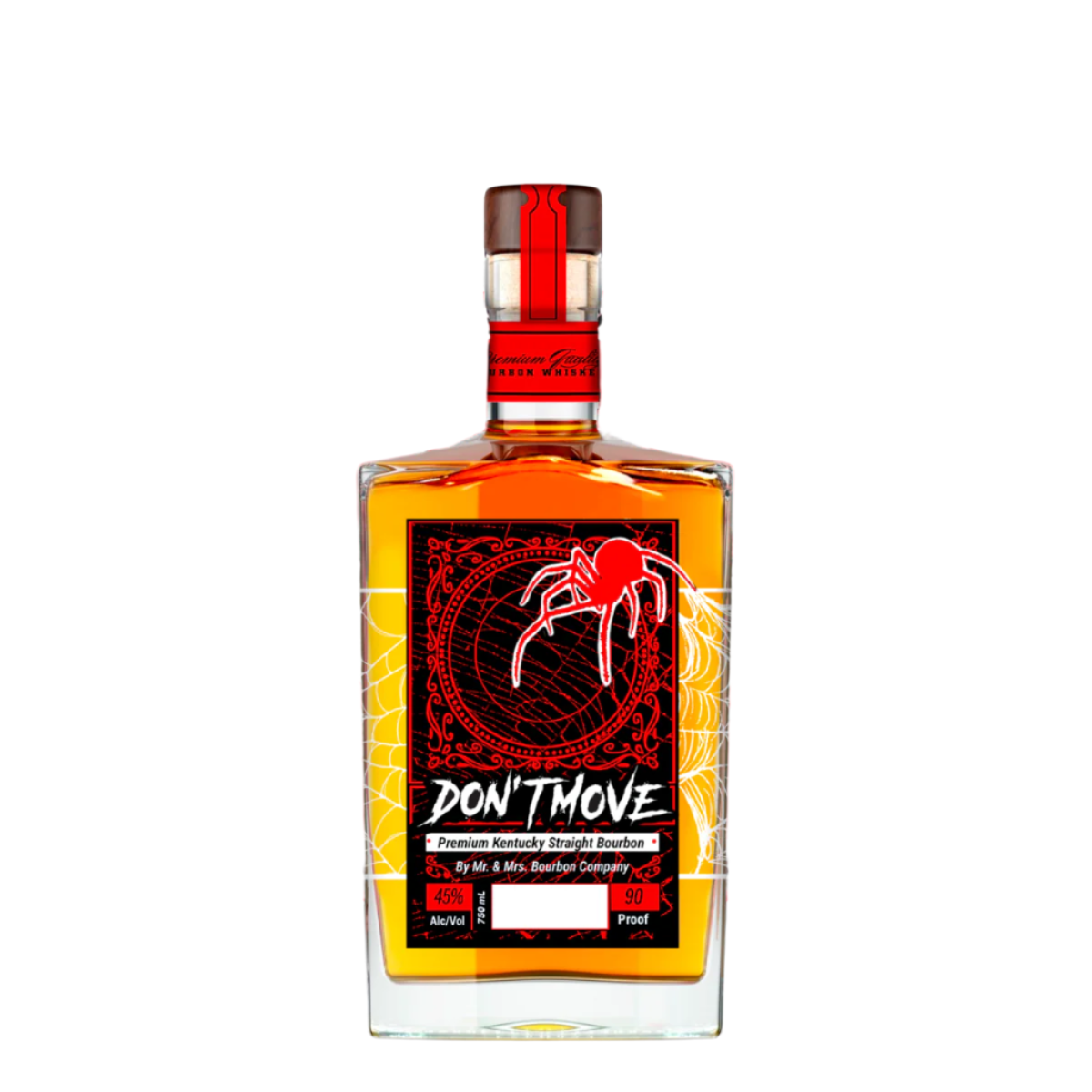 mr. & mrs. bourbon don't move bourbon — bottle front