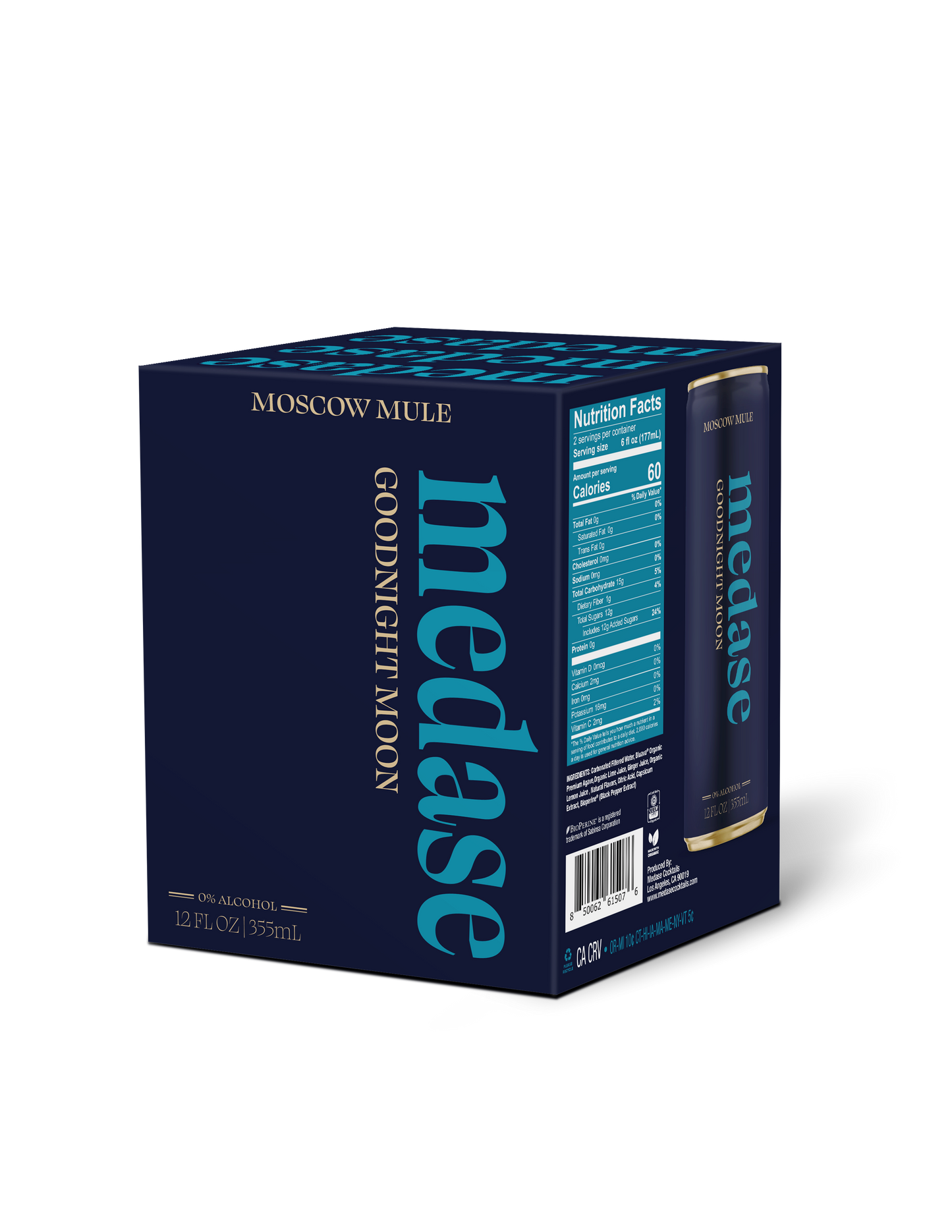 medase’s moscow mule - "goodnight moon" (4 pack)