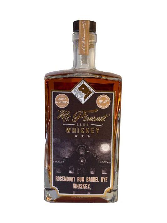 Mt. Pleasant Club Whiskey "Rosemount" Rum Barrel Rye