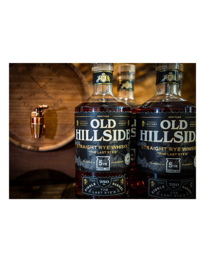 Old Hillside Straight Rye Whiskey "The Last Rye'd" 5 Year