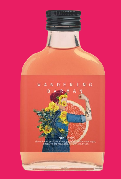 Wandering Barman Iron Lady – Rose & Hops Gin Sling (100ml)