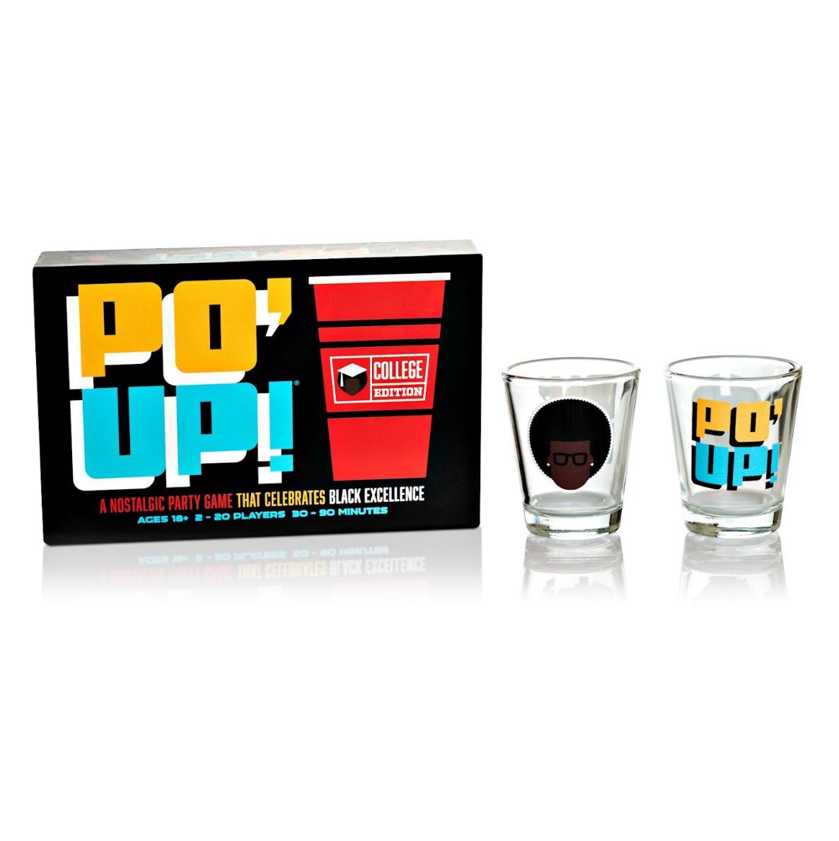 po' up! card game: college edition