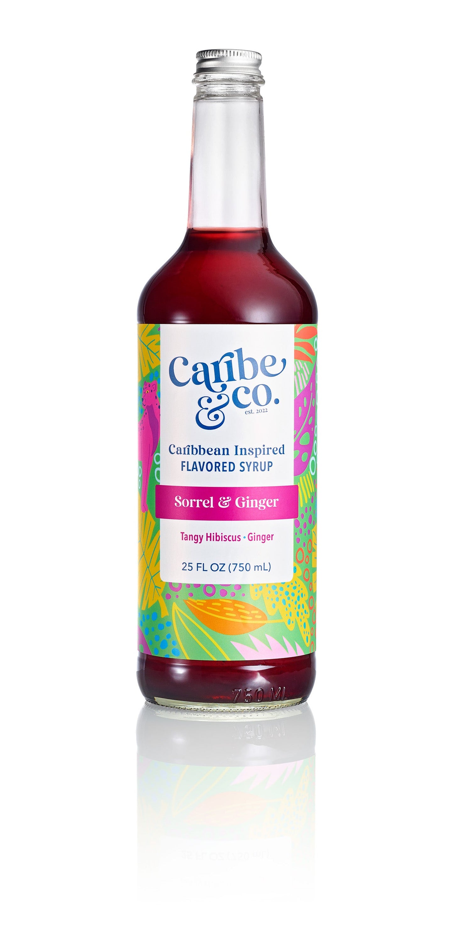 sorrel & ginger flavored syrup