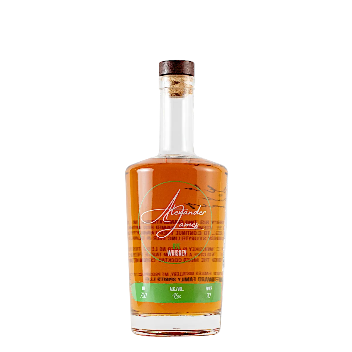 alexander james straight rye whiskey
