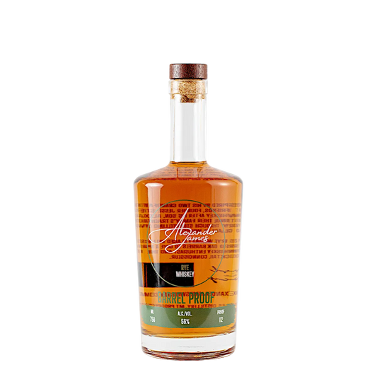 Alexander James Barrel Proof Straight Rye Whiskey