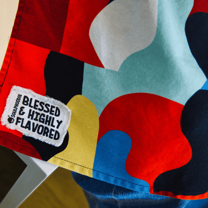 Beryl fabric and soulPhoodie label detail