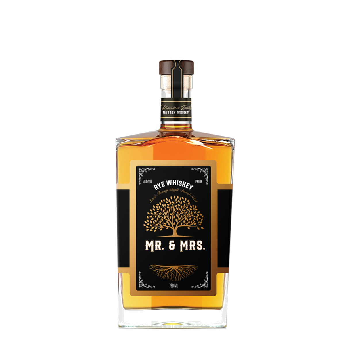 mr. & mrs. bourbon — black oak tree rye whiskey