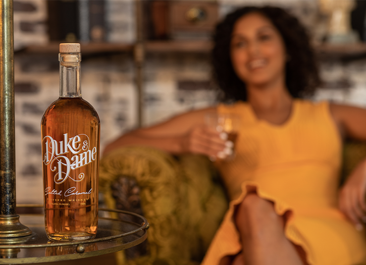 duke & dame salted caramel whiskey