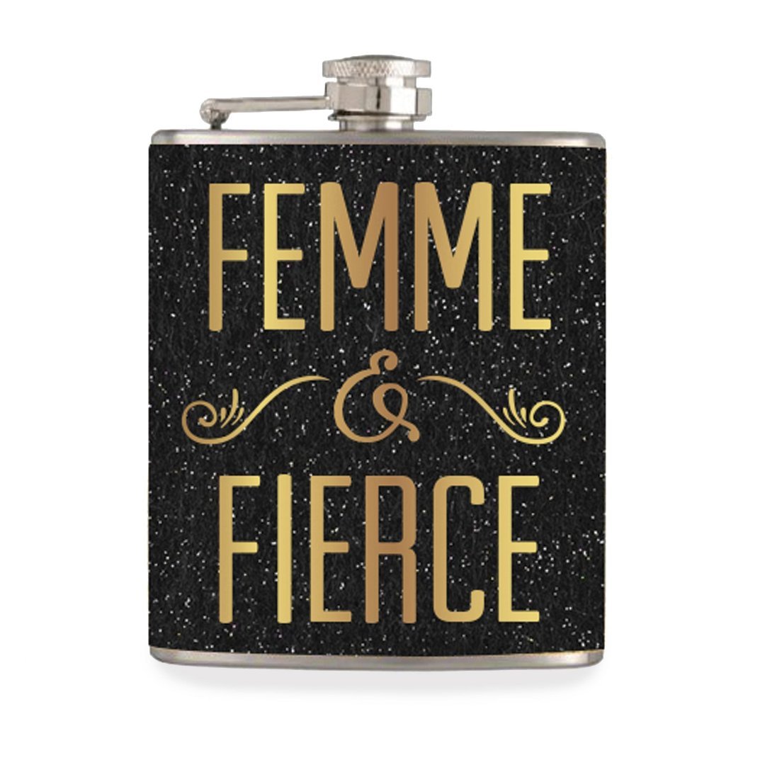 femme & fierce flask