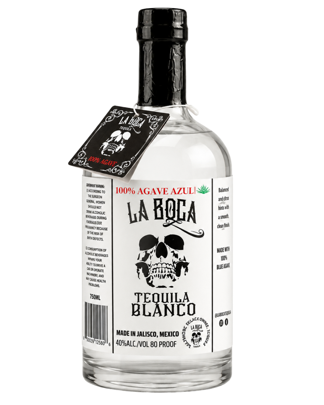 la boca blanco tequila