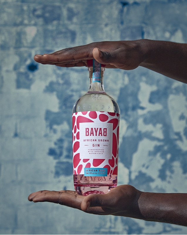 bayab african grown rose water gin