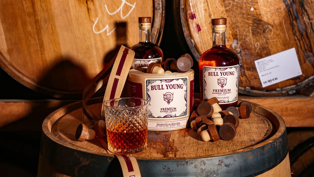 bull young bourbon - premium bourbon whiskey