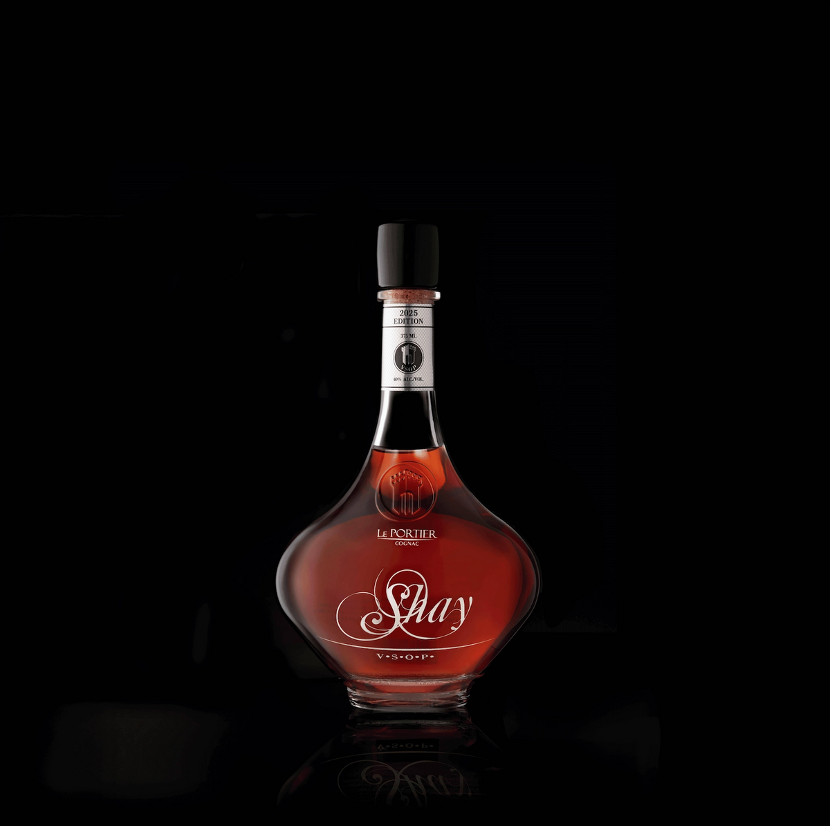Le Portier Shay VSOP Cognac, 375 ml bottle, front label
