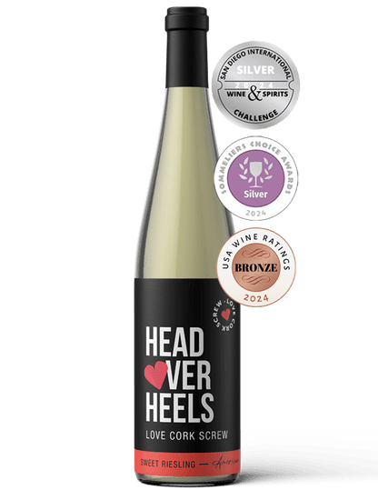 NV Love Cork Screw "Head Over Heals" Riesling, Lake Michigan, MI