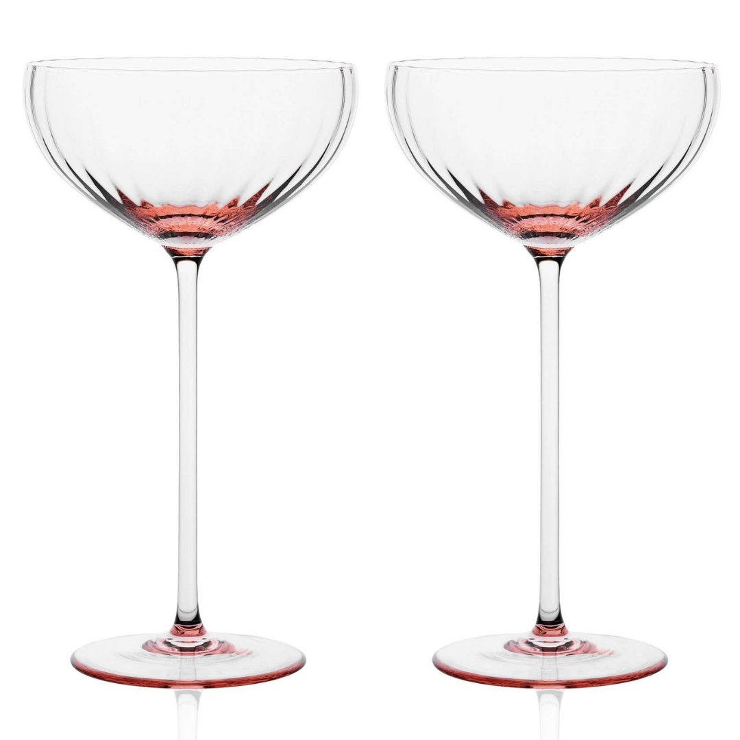pink coupe glasses