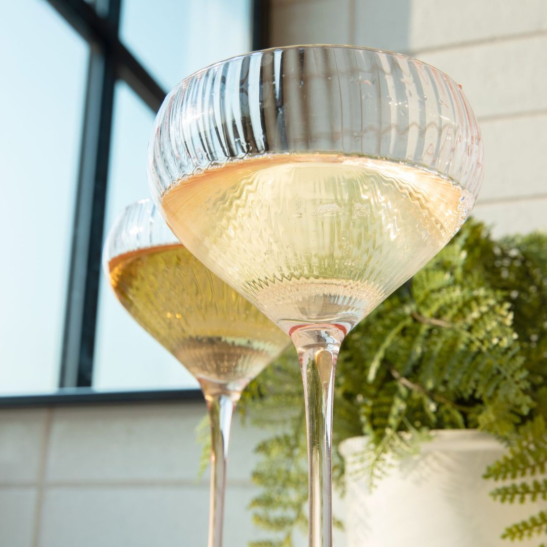 pink coupe glasses