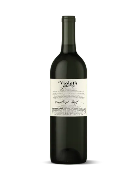 2023 violet's paradise, monte rosso vineyard cabernet franc, moon mountain district ava, sonoma county, california