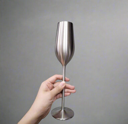 Unbreakable Champagne Flutes (Silver)