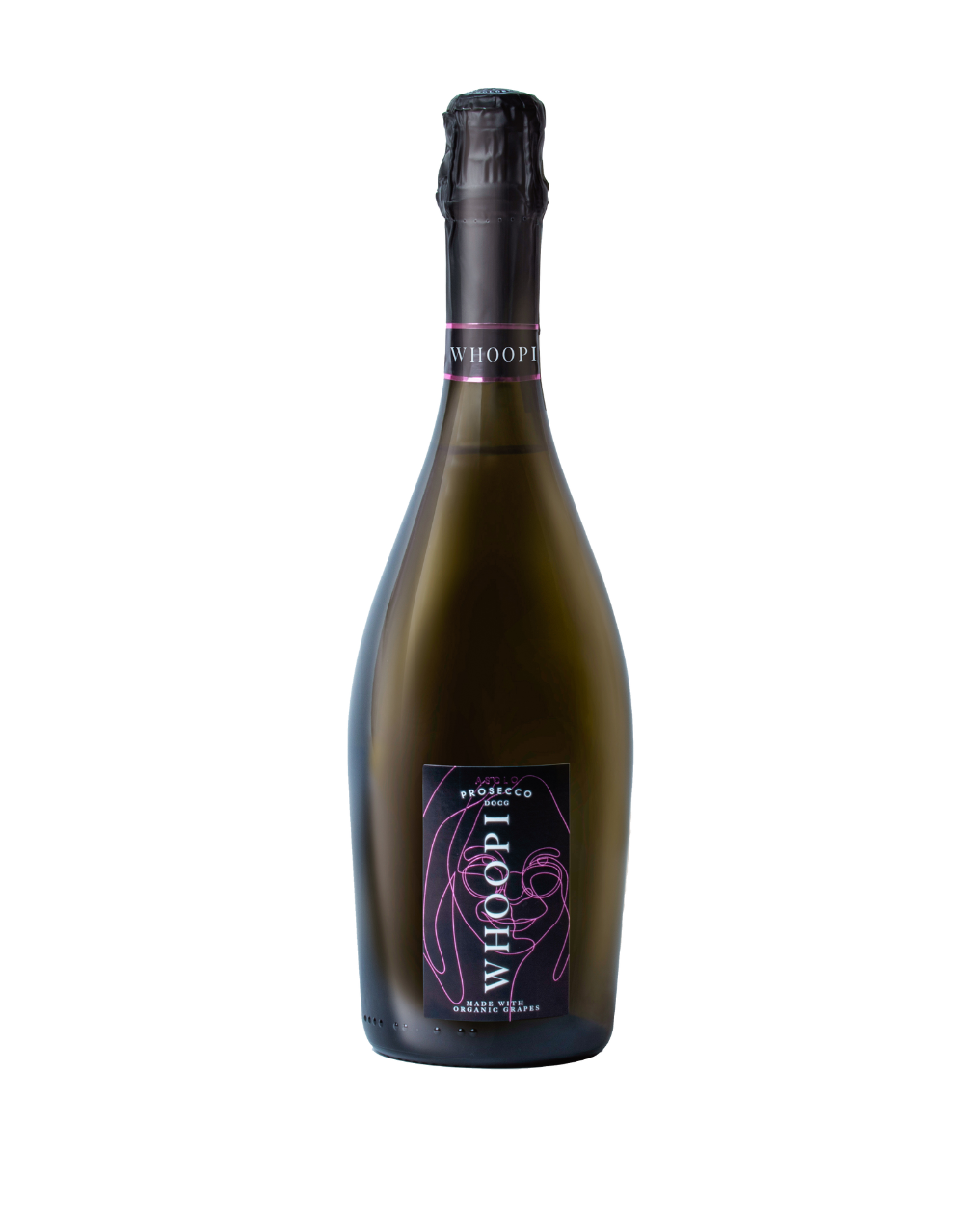 Whoopi Prosecco Superiore DOCG, 750 ml bottle, front label